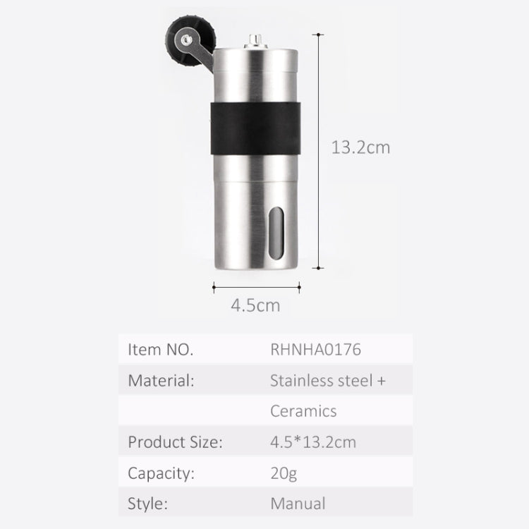 Mini Manual Stainless Steel Coffee Grinder, Manual Coffee Grinder