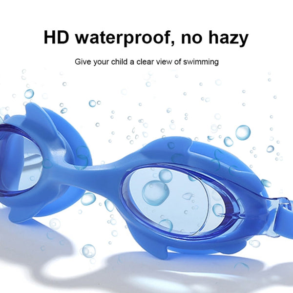 4 in 1 Cartoon Little Crab Waterproof and Anti-fog Silicone Swimming Goggles + Printed Pattern Swimming Cap + Nose Clip Earplugs + Storage Bag Swimming Equipment Set for Children, 4 in 1 Swimming Set (Blue Crab), 4 in 1 Swimming Set (Pink Crab)        ...