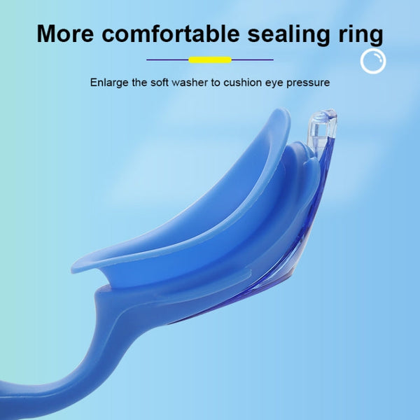 4 in 1 Cartoon Little Crab Waterproof and Anti-fog Silicone Swimming Goggles + Printed Pattern Swimming Cap + Nose Clip Earplugs + Storage Bag Swimming Equipment Set for Children, 4 in 1 Swimming Set (Blue Crab), 4 in 1 Swimming Set (Pink Crab)        ...