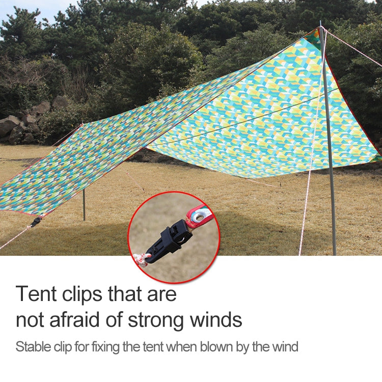 Tents Wind Rope Clamp Awnings Outdoor Camping Plastic Clip Tents Accessories