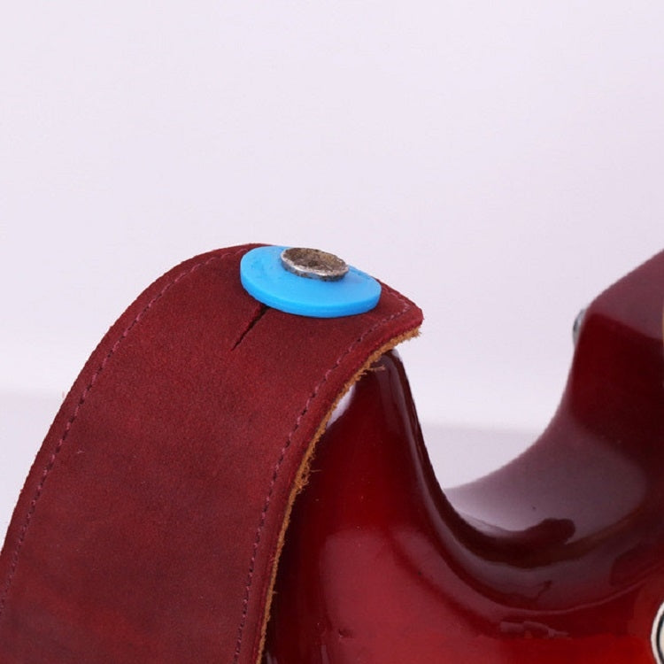 10 PCS No Word Version Silicone Guitar Strap Buckle Tail Stud