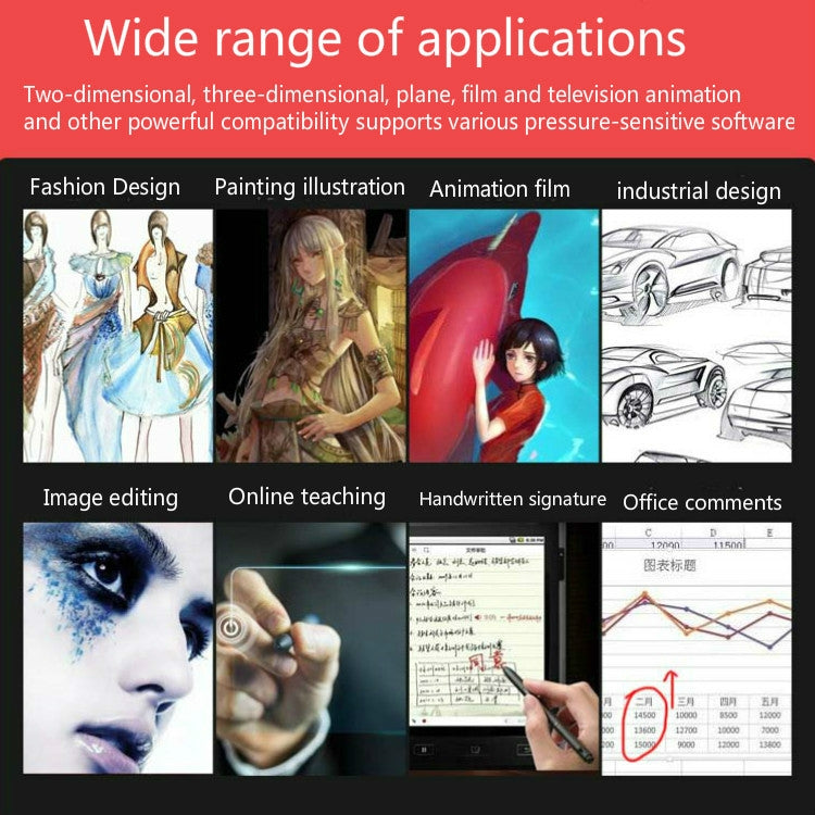 Tianmin G50 Magic Circle Digital Tablet Hand-Painted Board Drawing Board Online Lesson Writing Board