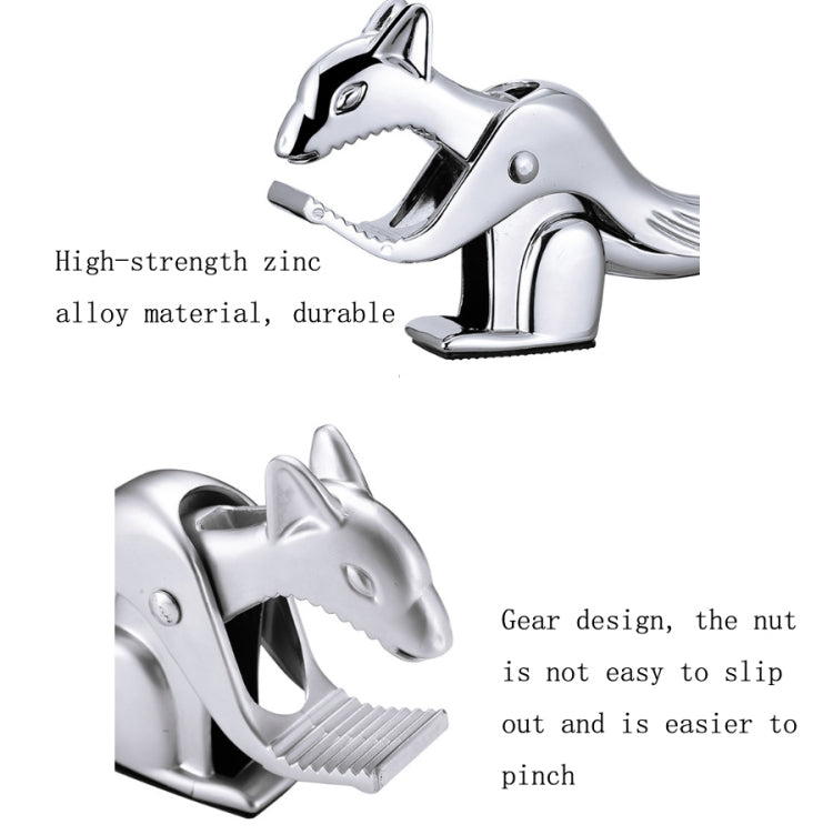 Squirrel Shape Walnut Clip Multifunctional Nut Shell Clip, Bright Color, Sand Color