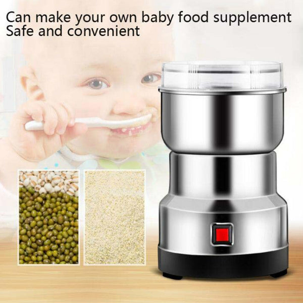 Daisheng Medicinal Material Grinder Powder Machine Household Small Stainless Steel Grinder, CN Plug, US Plug, EU Plug, UK Plug