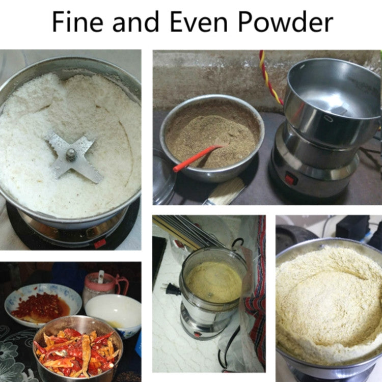 Daisheng Medicinal Material Grinder Powder Machine Household Small Stainless Steel Grinder, CN Plug, US Plug, EU Plug, UK Plug