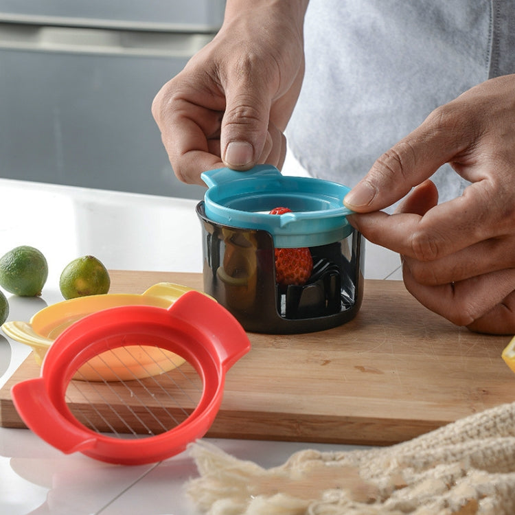 2 PCS 3 in 1 Egg Cutter Kitchen Tools, Egg Slicer 1