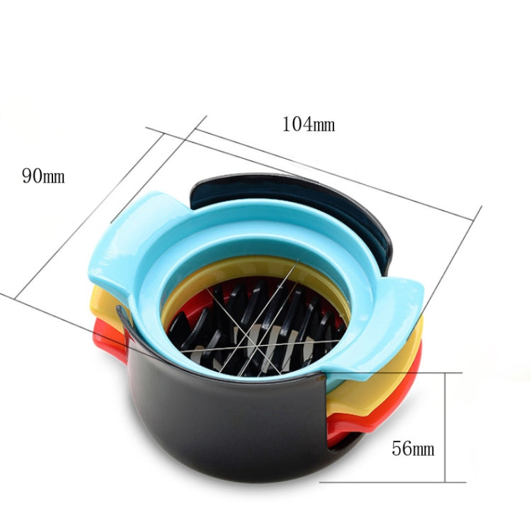 2 PCS 3 in 1 Egg Cutter Kitchen Tools, Egg Slicer 1