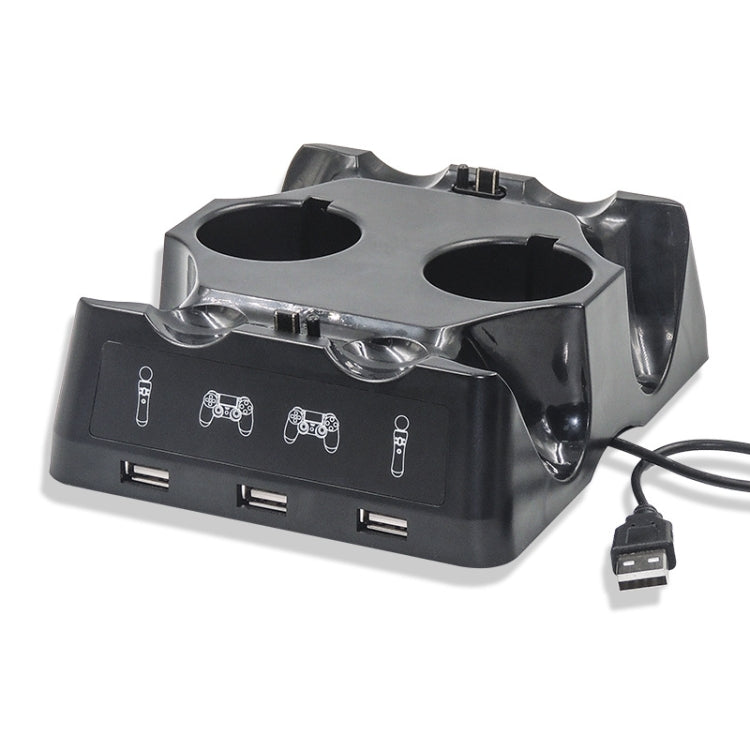 iPlay Gamepad Charger Multifunctional Charging Base For PS4 / PS4 Move / PS VR, For PS4 VR/PS VR/PS Move