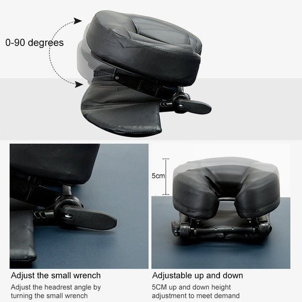 Adjustable Headrest Face Pillow Family Massage Beauty Cradle Rest Pad For Desk