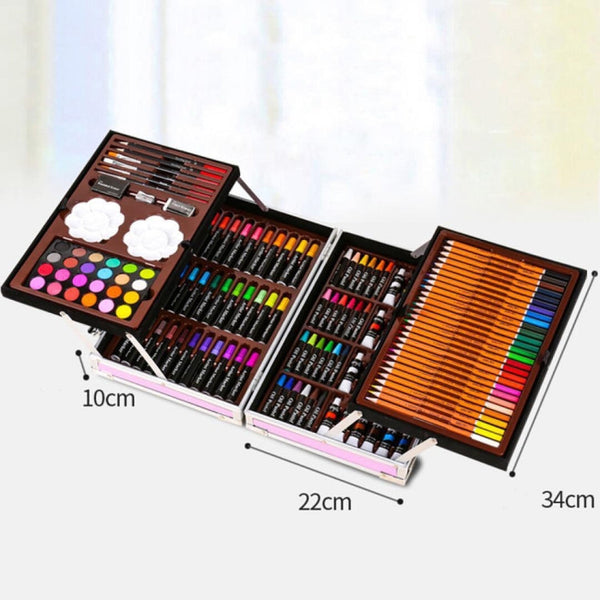 145 in 1 Painting Watercolor Pen Set Children School Supplies, 145 in 1