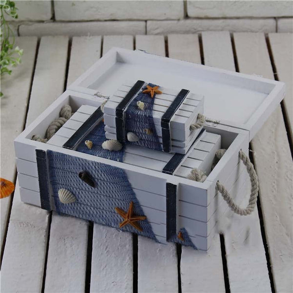 3 In 1 Wooden Storage Box Jewelry Boxes Wooden Box Decoration