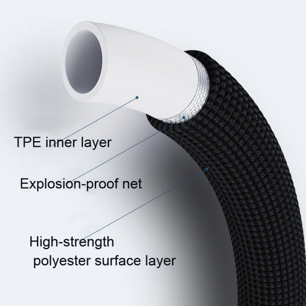 High Pressure Car Wash Water Gun Car Home Dual-Use Tap Water Brushing Car Washing Booster Nozzle Telescopic Hose