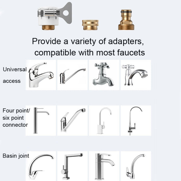 High Pressure Car Wash Water Gun Car Home Dual-Use Tap Water Brushing Car Washing Booster Nozzle Telescopic Hose