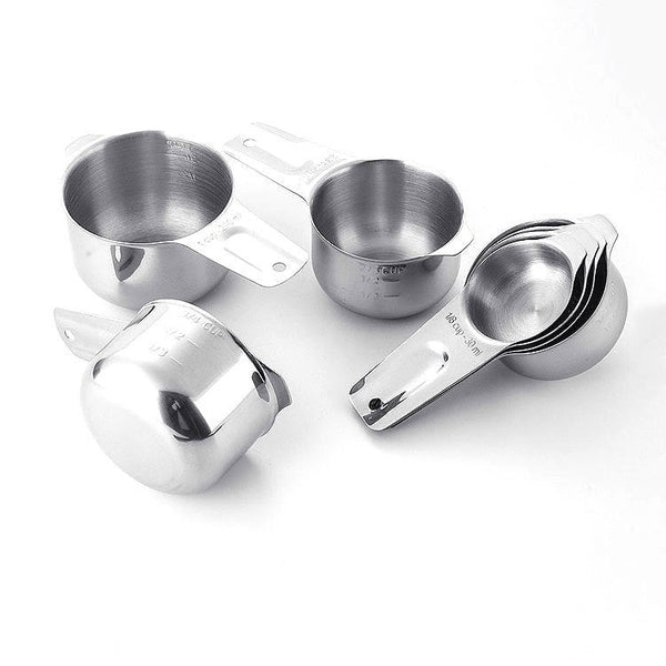 7 in 1 304 Stainless Steel Measuring Cup Set Baking Tools