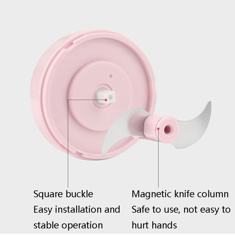 Electrical USB Rechargeable Garlic Mixing Masher Complementary Food Masher Stainless Steel Crushing Garlic Peeling Device Wireless Mini Garlic Cutter