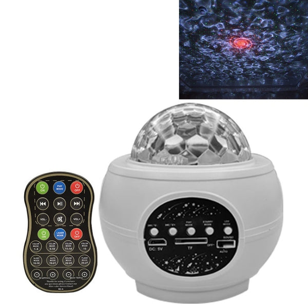 M2 8W Christmas Starry Sky Laser Projection Atmosphere Light Rotating Starry Dynamic Water Pattern Sleeping Light