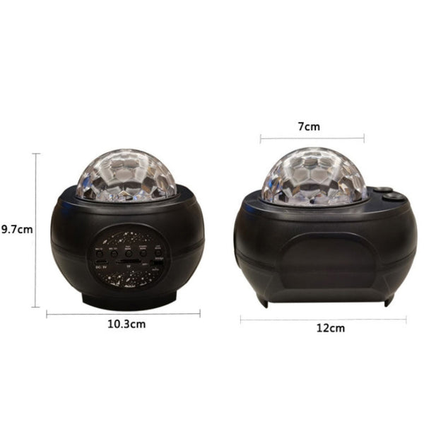 M2 8W Christmas Starry Sky Laser Projection Atmosphere Light Rotating Starry Dynamic Water Pattern Sleeping Light