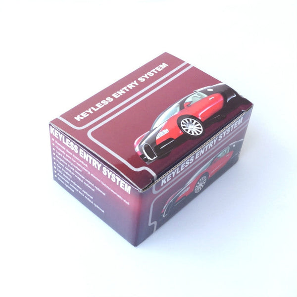 3pcs /Set Car Keyless Entry Remote Control Central Lock Straight Key Blade With Tail Box And Window Lift Function