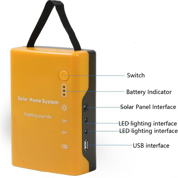 3W Solar Small System Household Multifunctional Portable Emergency Light