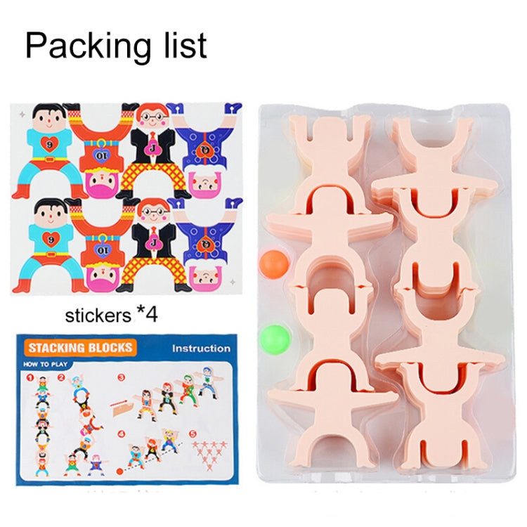 Children Parent-Child Stacking Block Game Balance Acrobatic Troupe Decompression Toy, Hercules, (Clown