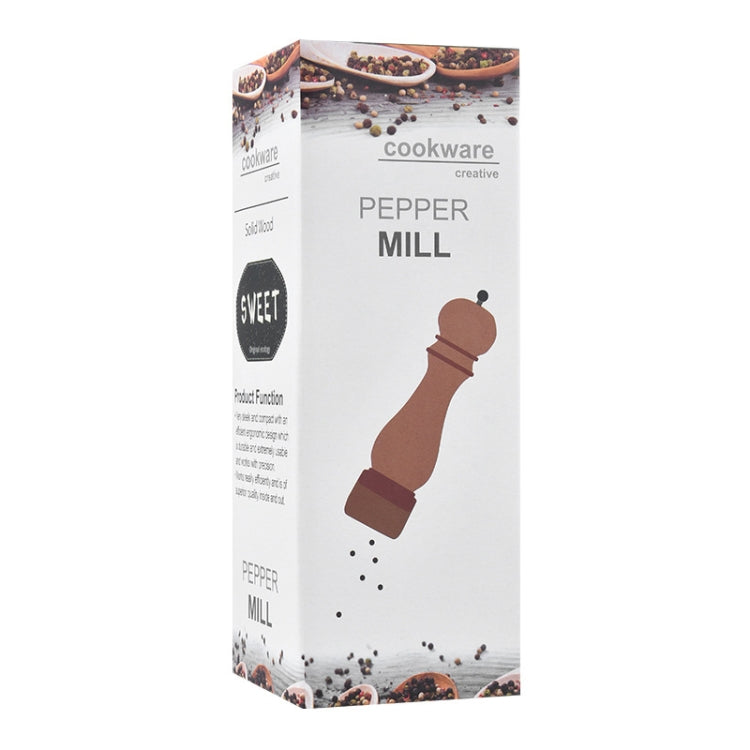 Acrylic Transparent Pepper Grinder Manual Pepper Grinder Ceramic Core Multi-Purpose Seasoning Bottle, 4 Inch, 5 Inch, 6 Inch