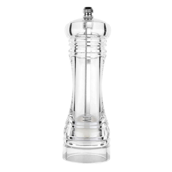 Acrylic Transparent Pepper Grinder Manual Pepper Grinder Ceramic Core Multi-Purpose Seasoning Bottle, 4 Inch, 5 Inch, 6 Inch