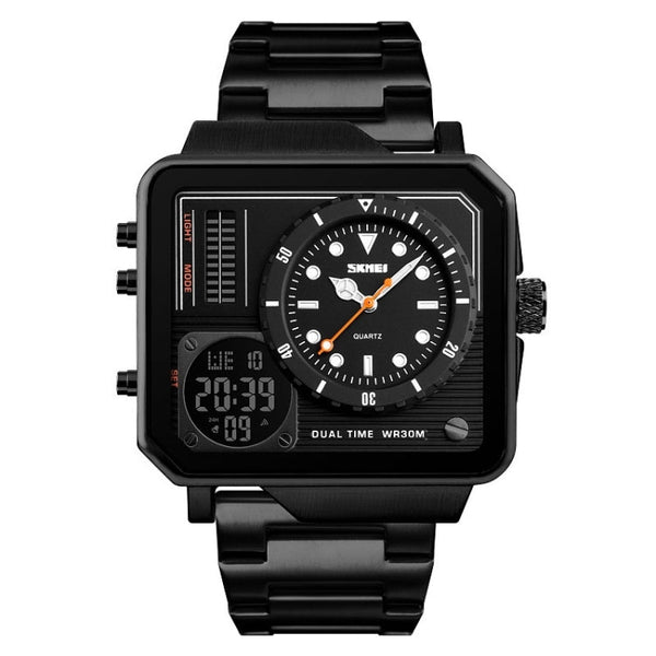SKMEI 1392 Multi-Function Outdoor Sports Watch Business Double Display Waterproof Electronic Watch