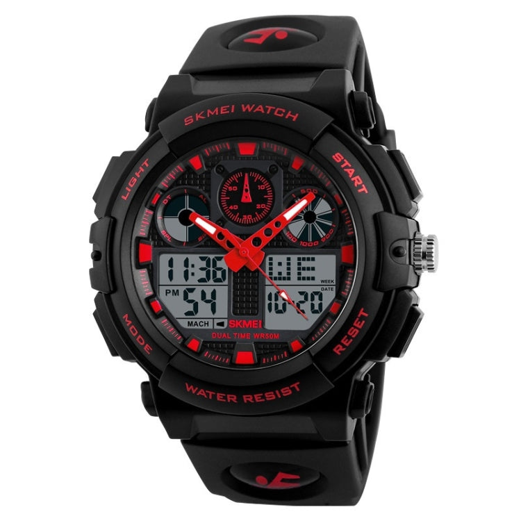 SKMEI 1270 Men Waterproof Dual Display Digital Watch Outdoor Sports Watch