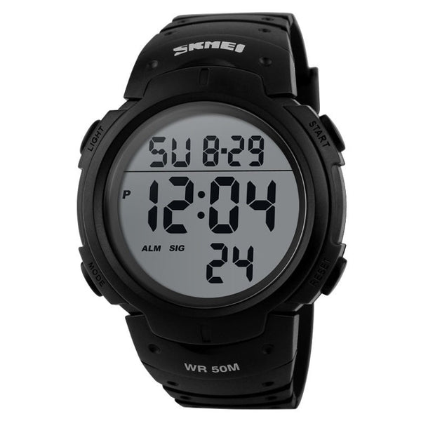 SKMEI 1068 Men Waterproof Outdoor Sports Digital Watch Student Fashion Watch