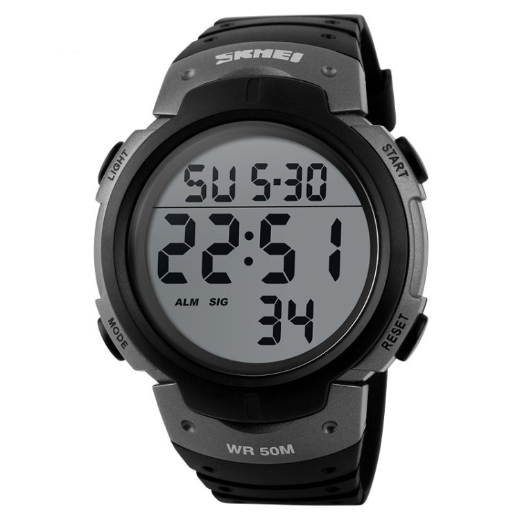SKMEI 1068 Men Waterproof Outdoor Sports Digital Watch Student Fashion Watch