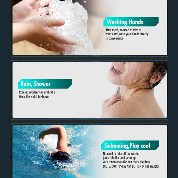 SKMEI 1068 Men Waterproof Outdoor Sports Digital Watch Student Fashion Watch