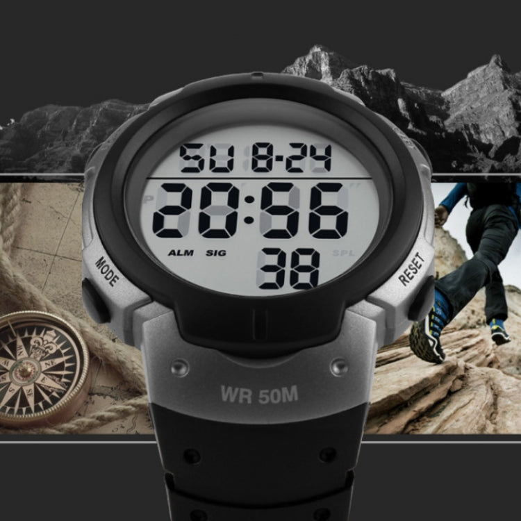 SKMEI 1068 Men Waterproof Outdoor Sports Digital Watch Student Fashion Watch