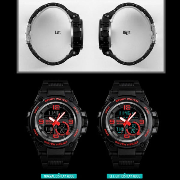 SKMEI 1452 Outdoor Sports Electronic Watch Multifunctional Waterproof Watch