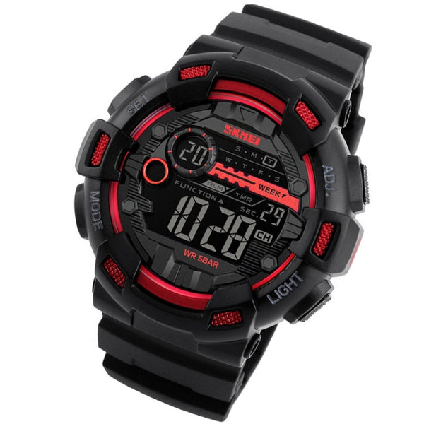 SKMEI 1243 Men Sports Watch Outdoor Waterproof Digital Watch