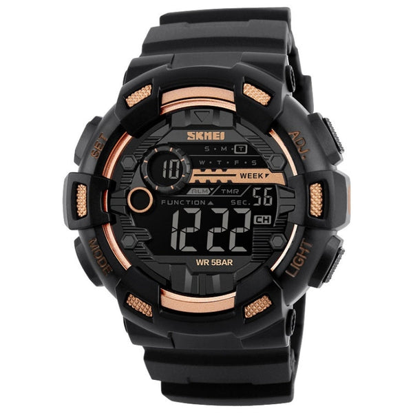 SKMEI 1243 Men Sports Watch Outdoor Waterproof Digital Watch