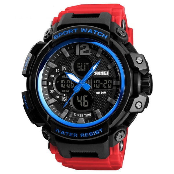 SKMEI 1343 Men Outdoor Sports Waterproof Watch Student Digital Watch
