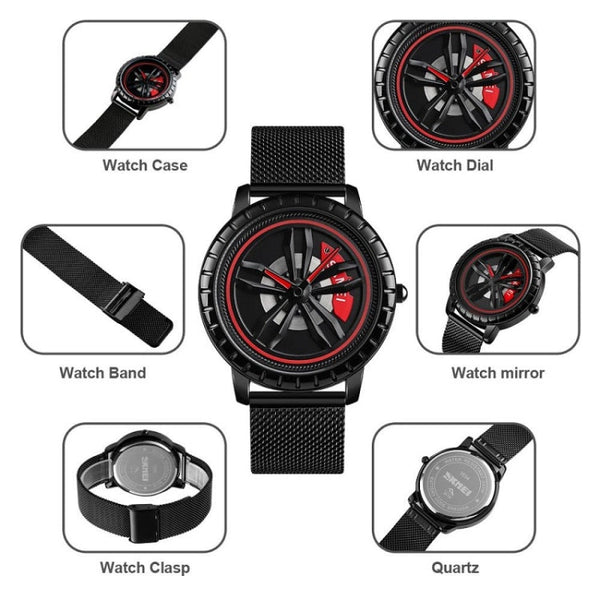 SKMEI 1634 Men Waterproof Watch Fashion Quartz Watch