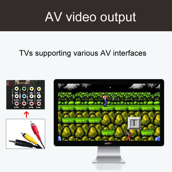 SFC620 Mini 8-Bit TV Game Console Built-In 620 Games, Supports AV Output