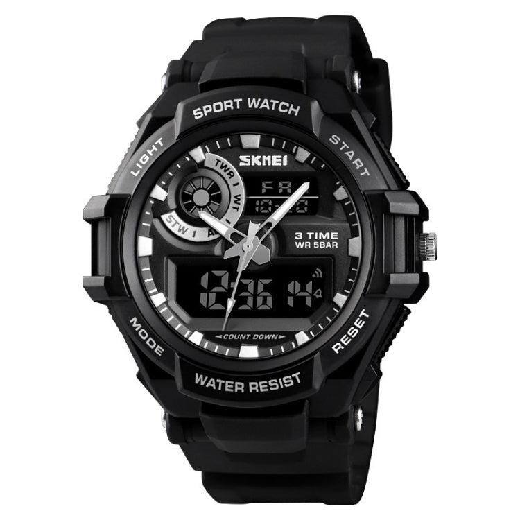 SKMEI 1357 Mens Multifunctional Sports Digital Watch Student Waterproof Watch