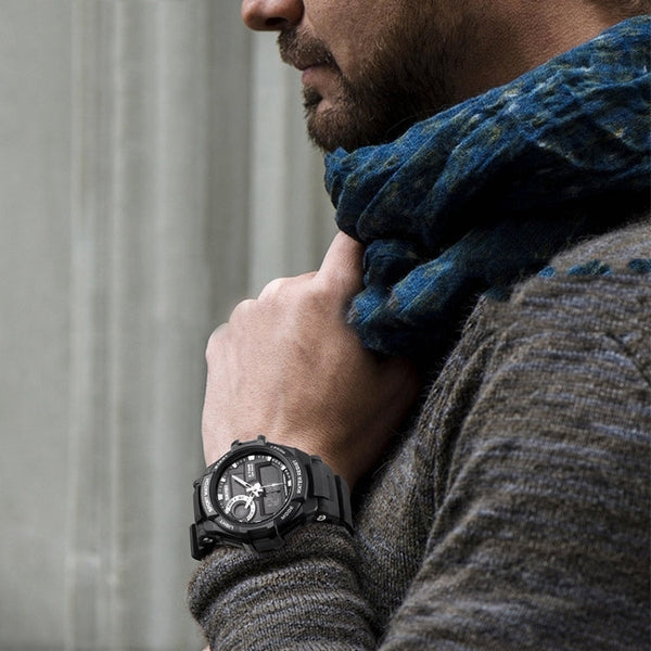 SKMEI 1357 Mens Multifunctional Sports Digital Watch Student Waterproof Watch