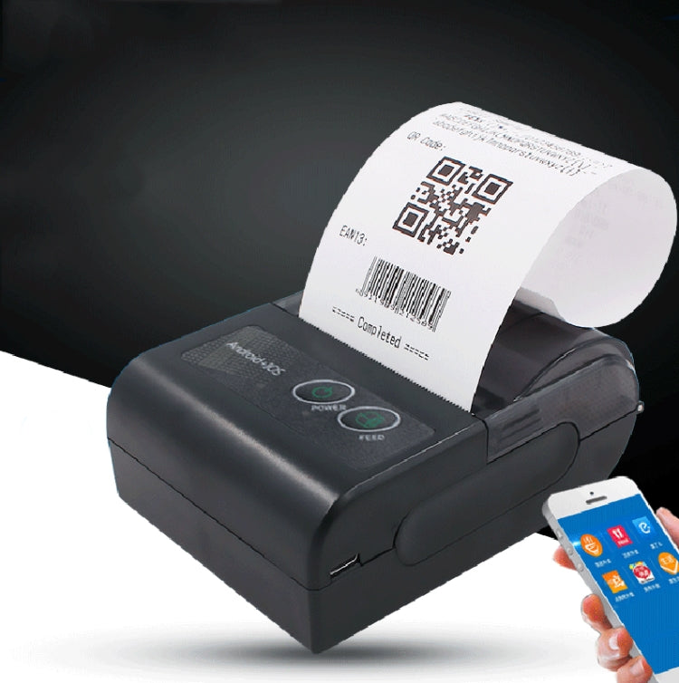 58HB6 Portable Bluetooth Thermal Printer Label Takeaway Receipt Machine, Supports Multi-Language & Symbol/Picture Printing, US Plug (English ), EU Plug (English ), EU Plug (Brazilian Portuguese ), UK Plug (English), US Plug (Traditional Chinese)       ...