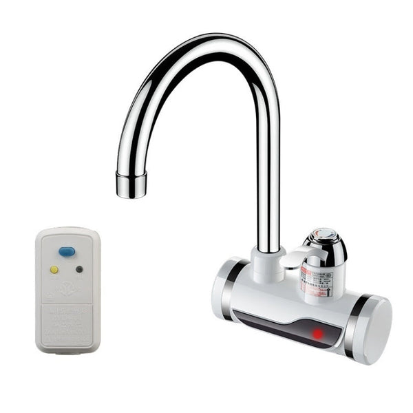 Kitchen Instant Electric Hot Water Faucet Hot & Cold Water Heater EU Plug, Lamp Display Lower Water Inlet, Lamp Display Side Water Inlet, Lamp Display Leakage Protection Lower Water Inlet, Lamp Shows Leakage Protection Side Water Inlet                 ...
