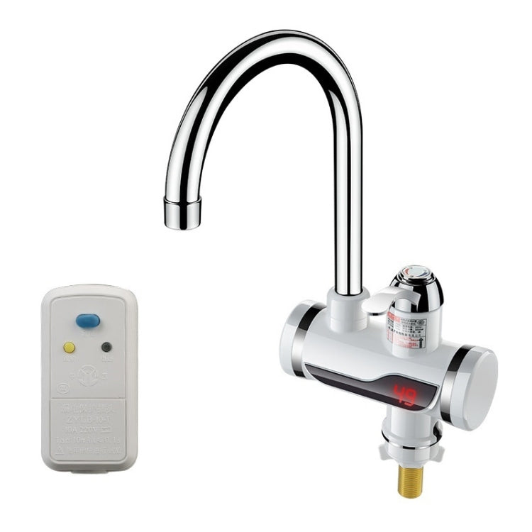 Kitchen Instant Electric Hot Water Faucet Hot & Cold Water Heater EU Plug, Lamp Display Lower Water Inlet, Lamp Display Side Water Inlet, Lamp Display Leakage Protection Lower Water Inlet, Lamp Shows Leakage Protection Side Water Inlet                 ...