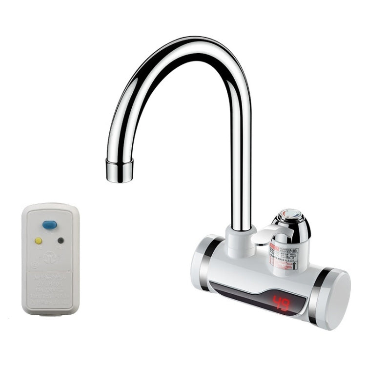 Kitchen Instant Electric Hot Water Faucet Hot & Cold Water Heater EU Plug, Lamp Display Lower Water Inlet, Lamp Display Side Water Inlet, Lamp Display Leakage Protection Lower Water Inlet, Lamp Shows Leakage Protection Side Water Inlet                 ...