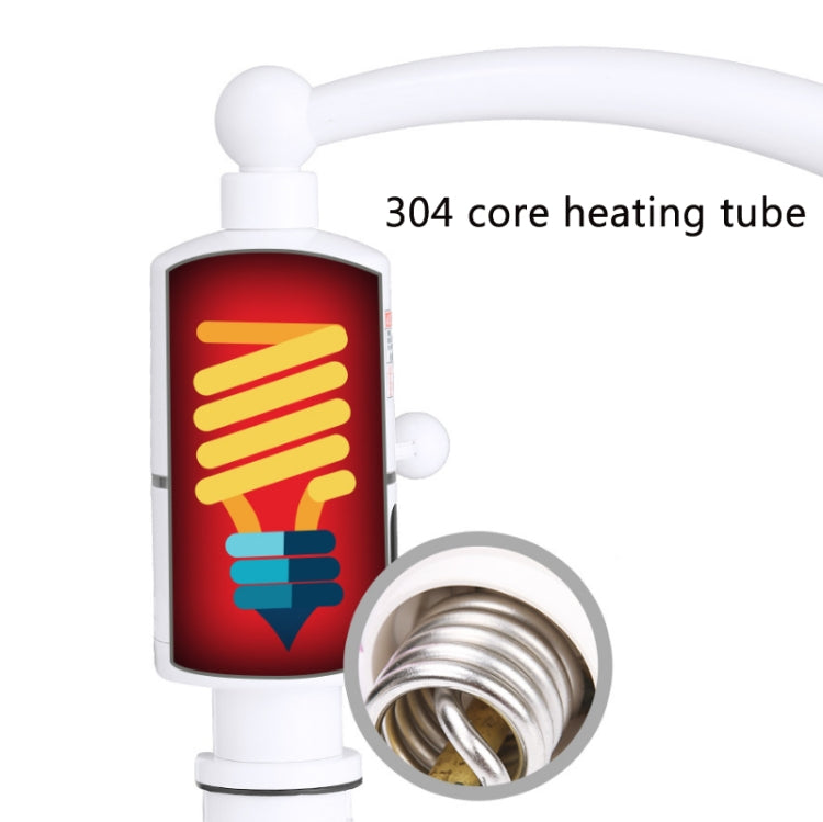 Digital Display Electric Heating Faucet Instant Hot Water Heater EU Plug, Digital Display Horizontal Tube, Digital Display Elbow, Digital Horizontal Tube With Leakage Protection, Digital Elbow With Leakage Protection, Lamp Display Elbow                ...