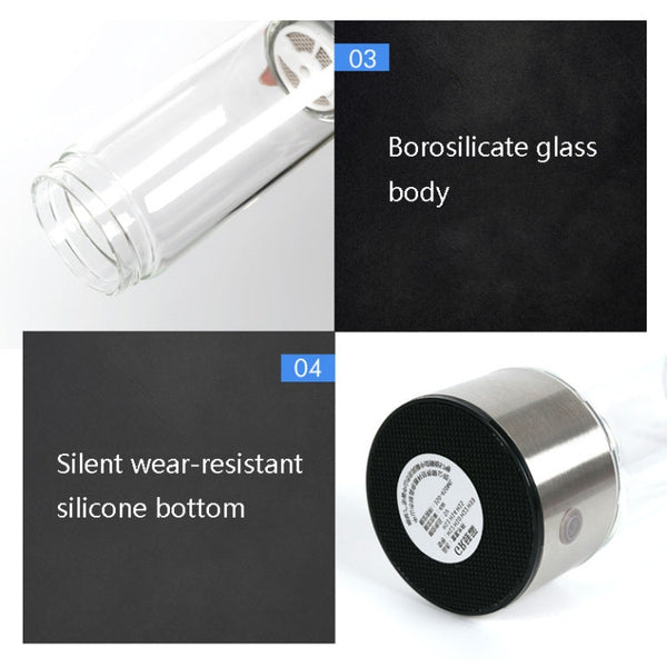 Portable Health Hydrogen-Rich Water Cup High-Concentration Negative Ion Electrolysis Generator, 450ml