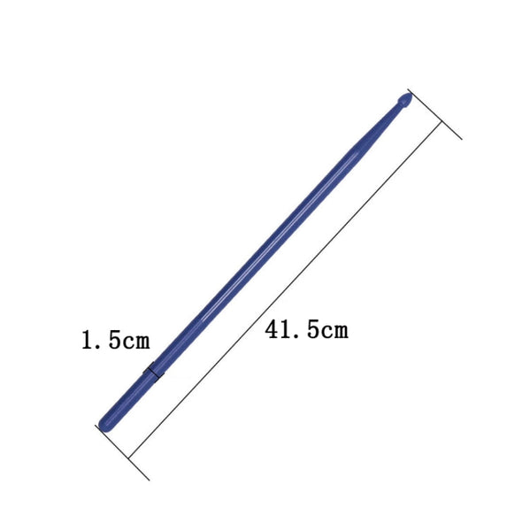 2 PCS Drumsticks Drum Kits Accessories Nylon Drumsticks, Yellow, Light Blue, Black, Light Green, Red, Navy Blue, Dark Green