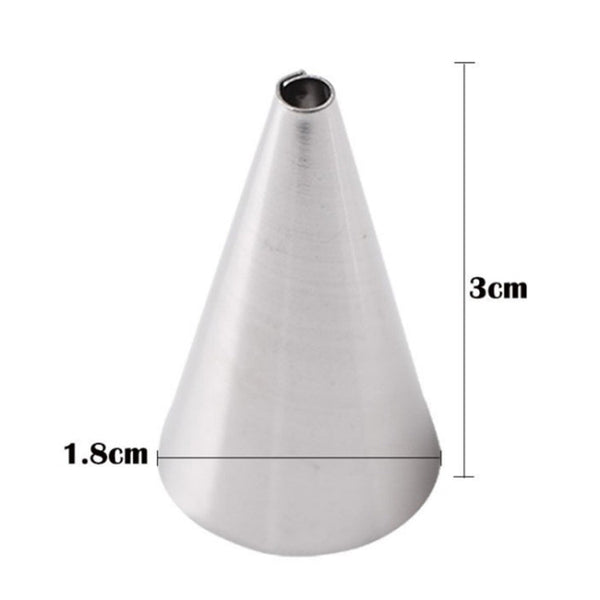 8 PCS/Set 6 Stainless Steel Nozzle Set DIY Cake Decorating Tools Silicone with EVA Cream Pastry Bag