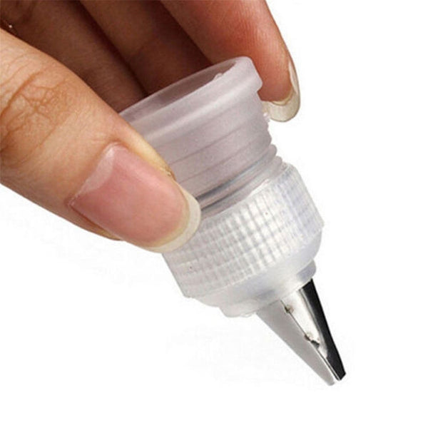 2 Sets Reusable Silicone Pastry Bag Cake Decorating Tools with 16 Nozzles Tips