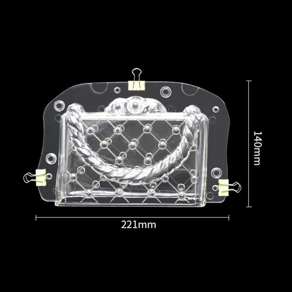 3D Women Leather Bag Chocolate Mold Chocolate Bag Mold